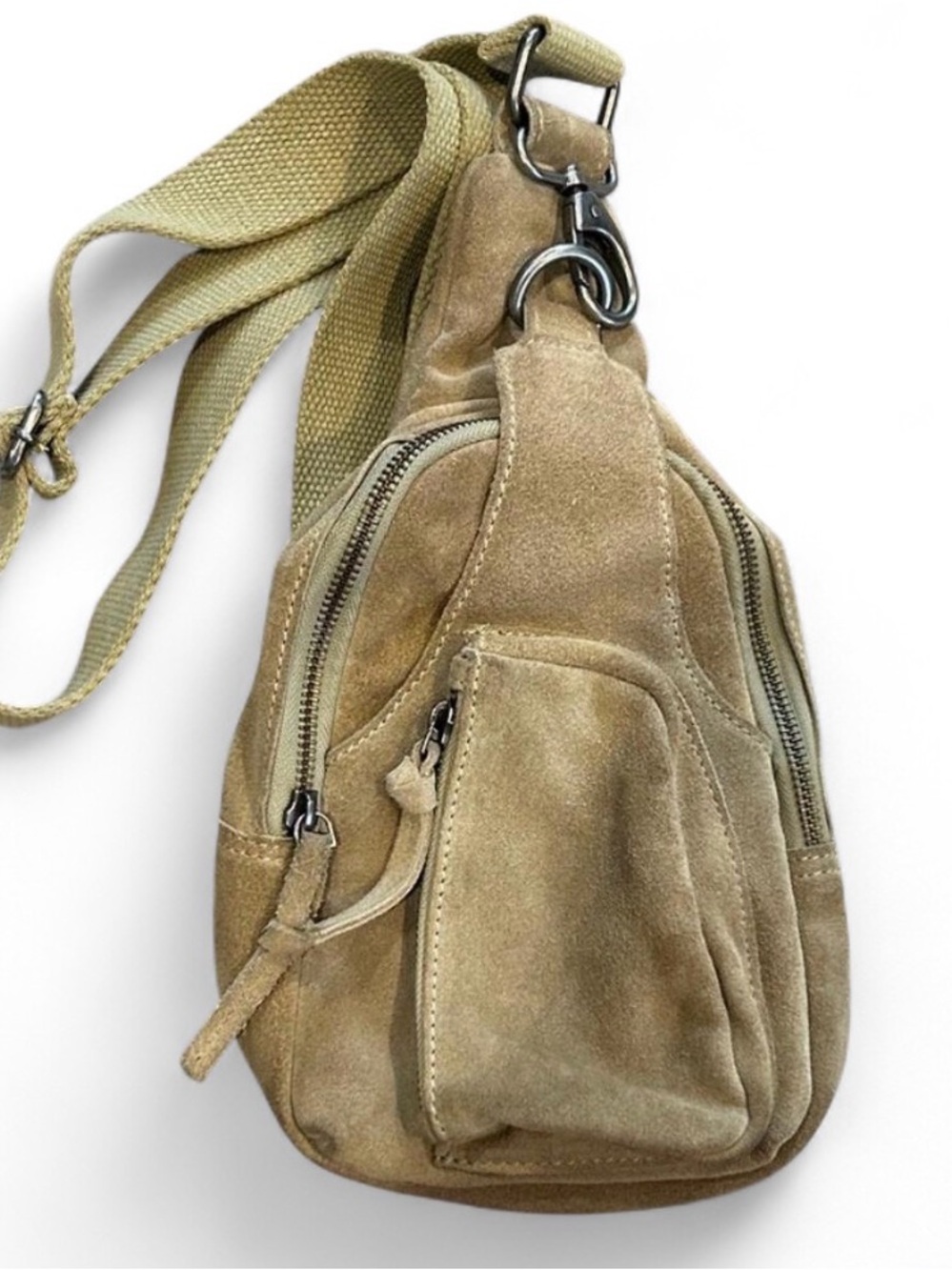 Free People Hudson Suede Sling Bag